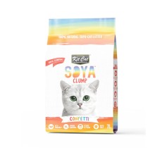 Kit Cat Soya Clump Soybean Litter - Confetti 7L(1 Box – 6pcs)