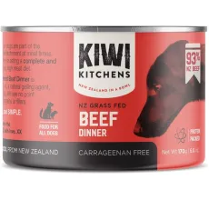 Kiwi Kitchens Grass Fed Beef Dinner Wet Dog Food - 170G