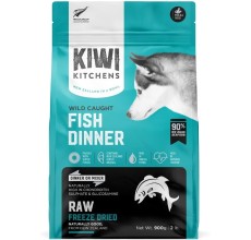 Kiwi Kitchens Raw Freeze Dried Fish Dog Food - 900G