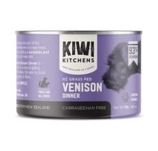 Kiwi Kitchens Venison Dinner Wet Dog Food - 170G
