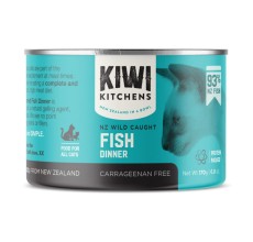 Kiwi Kitchens Wild Caught Fish Dinner Cat Food - 170G