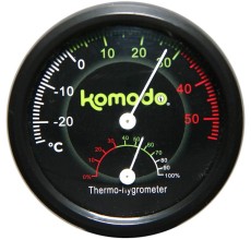 Komodo Combined Thermometer & Hygrometer Analog