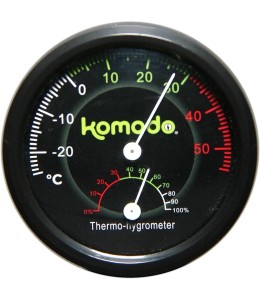 Komodo Combined Thermometer & Hygrometer Analog