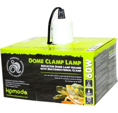 Komodo Dome Clamp Lamp Fixture 14cm Black