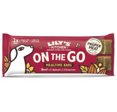 Lily's Kitchen Beef on the Go Bars for Dogs (40g) -Pack of 12