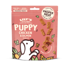Lily's Kitchen Chicken and Salmon Nibbles Puppy Treats (70g) -Pack of 12