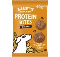 Lily's Kitchen Chicken Protein Bites for Dogs (40g) -Pack of 12