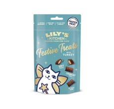 Lily's Kitchen Festive Treats with Turkey for Cats - 60g
