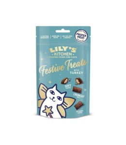 Lily's Kitchen Festive Treats with Turkey for Cats - 60g