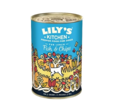 Lily's Kitchen Fish & Chips Wet Dog Food - 400G