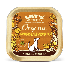 Lily's Kitchen Organic Chicken Supper Wet Dog Food (150g) -Pack of 12