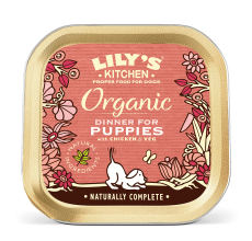 Lily's Kitchen Organic Dinner Wet Puppy Food (150g) -Pack of 12