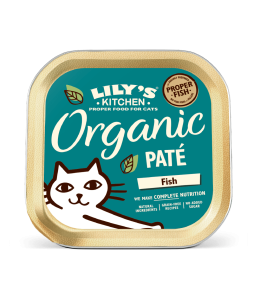 Lily's Kitchen Organic Fish Dinner Wet Cat Food (85g) -Pack of 12