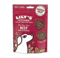 Lily's Kitchen The Best Ever Beef Mini Burgers Dog Treats 70g