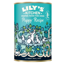 Lily's Kitchen Turkey & Duck Recipe Puppy Food (400g) -Pack of 12