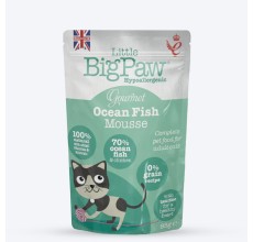 Little Big Paw Cat Gourmet Ocean Fish Mousse 85G Pouch
