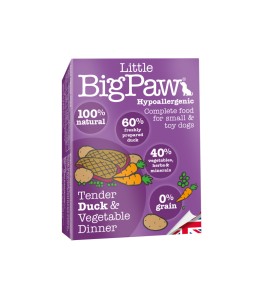 Little Big Paw Dog Duck & Vegetable Dinner 150g