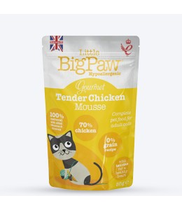 Little Big Paw Gourmet Tender Chicken Mousse 85G Pouch