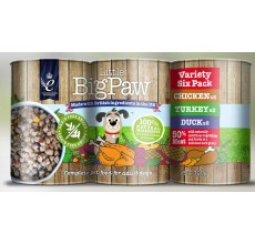 Little Big Paw Variety Pack Dog Wet Food 6x390g