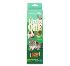 Little One Green Valley Fully Edible Grain Free Stick for Small Mammals with Herbs and Flowers 1x160g