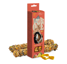 Little One Sticks for guinea pigs, rabbits and chinchillas with fruit 2x60g