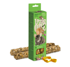 Little One Sticks for guinea pigs, rabbits, degus and chinchillas with meadow grass 2x55g