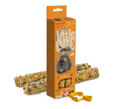 Little One Sticks for hamsters, rats, mice and gerbils with fruit and nuts 2x60g