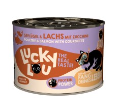 Lucky Lou Lifestage Adult Poultry & Salmon Wet Cat Food (200 g)
