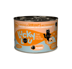 Lucky Lou Lifestage Adult Poultry & Shrimps Wet Cat Food (200 g)