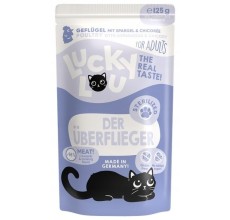 Lucky Lou Lifestage Sterilized Poultry Wet Cat Food (125 g)