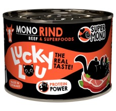 Lucky Lou SuperMono Beef Wet Cat Food (200 g)