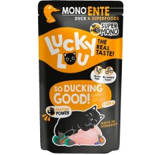 Lucky Lou SuperMono Duck Wet Cat Food (125 g)