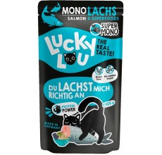 Lucky Lou SuperMono Salmon Wet Cat Food (125 g)