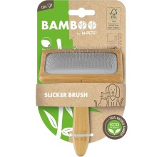 M-Pets Bamboo Slicker Brush L