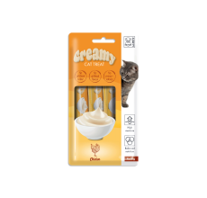 M-PETS Creamy Treats for Cats - Chicken 4x15g (60g) - Pack of 12