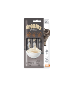 M-PETS Creamy Treats for Cats - Cod & Beef 4x15g (60g)