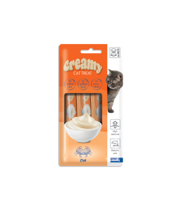 M-PETS Creamy Treats for Cats - Crab 4x15g (60g)