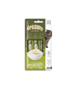 M-PETS Creamy Treats for Cats - Tuna & Scallop 4x15g (60g)