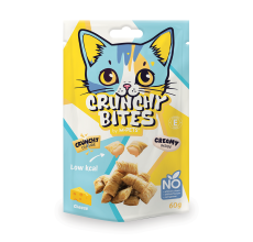 M-PETS Crunchy Bites Cat Treat - Cheese 60g - Pack of 12