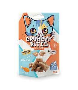 M-PETS Crunchy Bites Cat Treat - Chicken 60g - Pack of 12