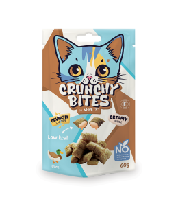 M-PETS Crunchy Bites Cat Treat - Duck 60g - Pack of 12