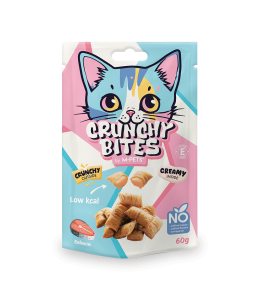 M-PETS Crunchy Bites Cat Treat - Salmon 60g - Pack of 12