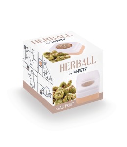 M-Pets Gall Fruit Ball Beige Cat Toy