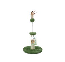 M-PETS My First Cat Tree Feather Green