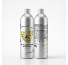 O2 PETS Omega Gold Skin — Wild Caught Norwegian Salmon Oil for Dogs & Cats, Liquid Omega 3 Food Topper, Skin & Coat Support 250ml