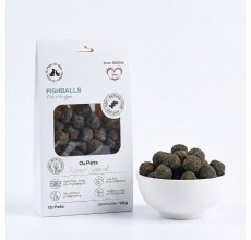 O2Pets Dog and Puppy Fishballs with Algae Natural Treats – 90% Cod Fish with Spirulina and Chlorella – Active Immune Support & Green Superfood Snack, High-Protein Grain-Free Reward 90gr