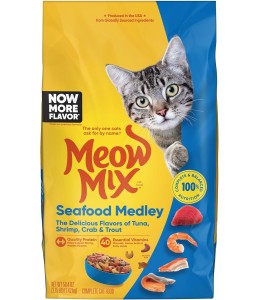 Meow Mix Sea Food Medley Bag 1.42Kg