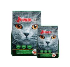 Powercat Fresh Ocean Fish Dry Cat Food Bundle – Halal, 1.3 kg + 450 g