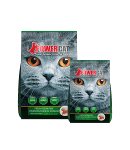 Powercat Fresh Ocean Fish Dry Cat Food Bundle – Halal, 1.3 kg + 450 g