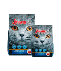 Powercat Fresh Ocean Tuna Dry Cat Food Bundle – Halal, 1.3 kg + 450 g